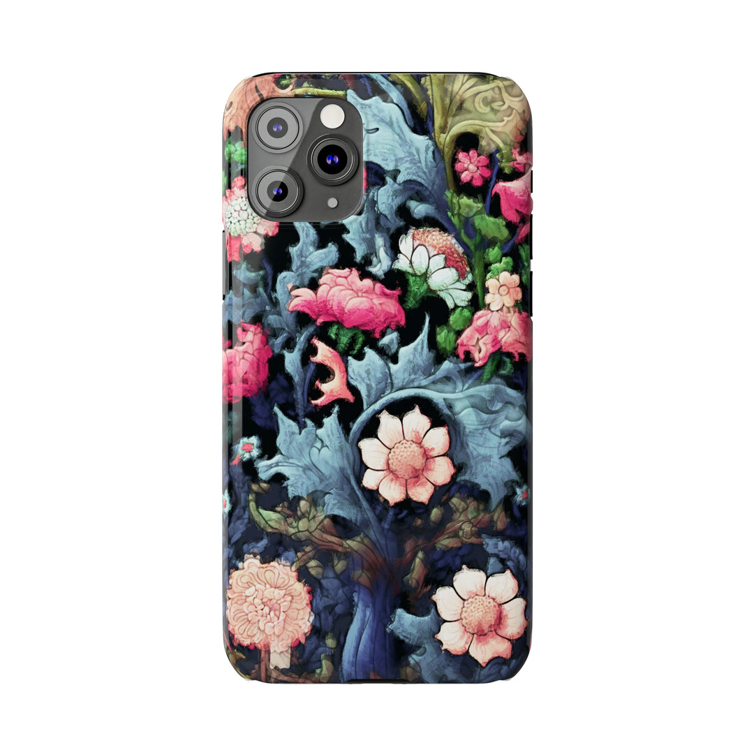 Slim Cute Phone Cases for Iphone - | iPhone 15 Case | iPhone 15 Pro Max Case, Iphone 14 Case, Iphone 14 Pro Max, Iphone 13, Flowers Scene - Studio40ParkLane