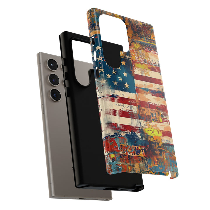 Impact Resistant, American Flag, Cute Phone Cases for Samsung S24, S23, S22, S21, IPhone 15 pro Iphone 14 pro Iphone 13 IPhone 12 Iphone 11 - Studio40ParkLane