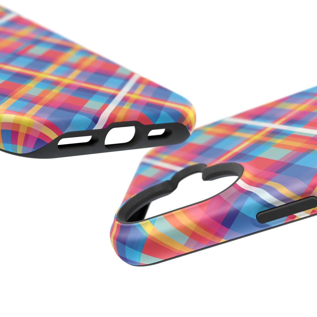 Checkered Plaid Magsafe Gift for Her Cute Phone Case for Iphone, | iPhone 16 | iPhone 15 Pro Max, Iphone 14 Pro Max, 13 12 11 10 9 8 7 - Studio40ParkLane