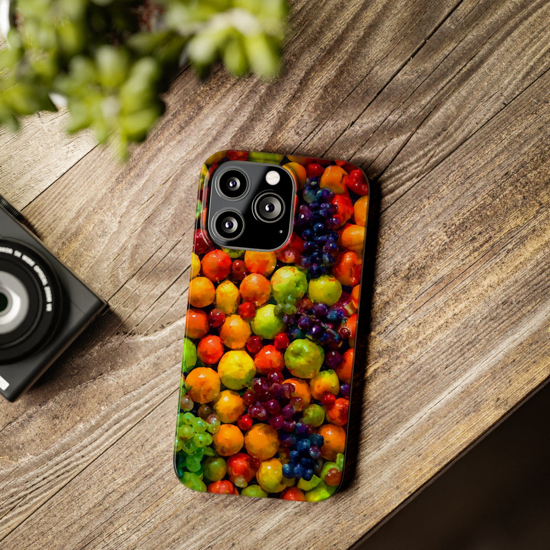 Slim Cute Phone Cases for Iphone | iPhone 15 Case | iPhone 15 Pro Max Case, Iphone 14, Iphone 14 Pro Max, Iphone 13, Summer Assorted Fruits - Studio40ParkLane