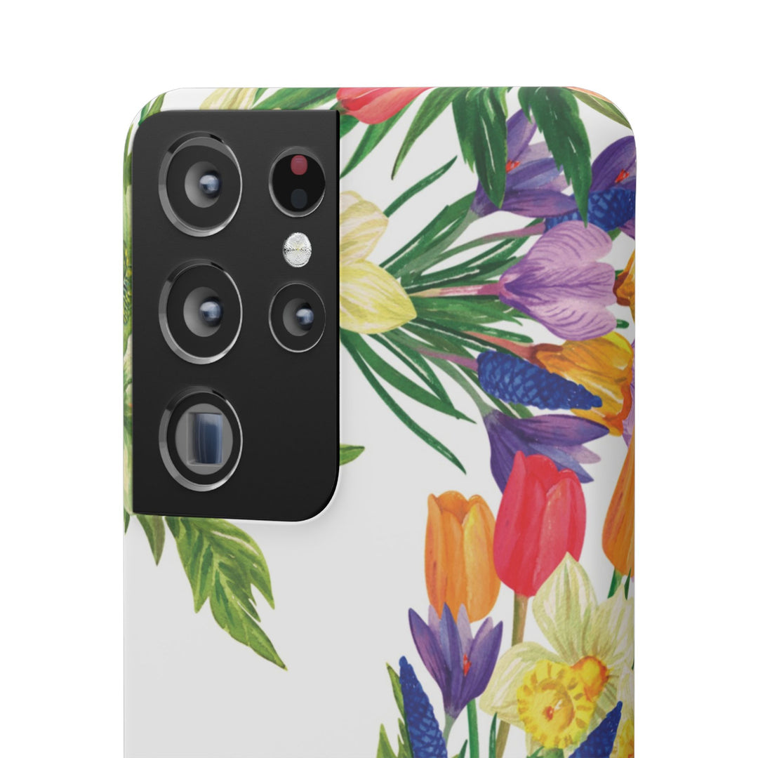 Sleek Snap Spring Summer Flowers Cute Phone Case for iPhone 16 15 14 13 12 11 X Xs Max Xr Pro Plus Samsung Galaxy S24 S23 S22 S21 S20 Ultra
