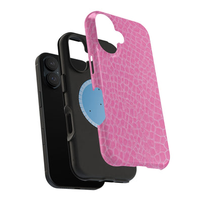 Non Leather Pink Color Pattern Magsafe Cute Phone Case for Iphone Gift for Her,  | iPhone 15 Case | iPhone 15 Pro Max Case, Iphone 14, Iphone 14 Pro Max, Iphone 13, Iphone 16