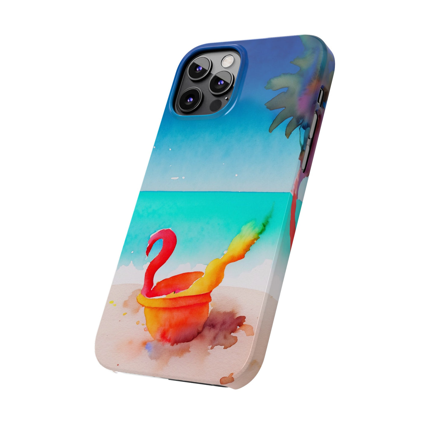 Slim Cute Phone Cases for Iphone - | iPhone 15 Case | iPhone 15 Pro Max Case, Iphone 14 Case, Iphone 14 Pro Max, Iphone 13, Summer Beach Bucket