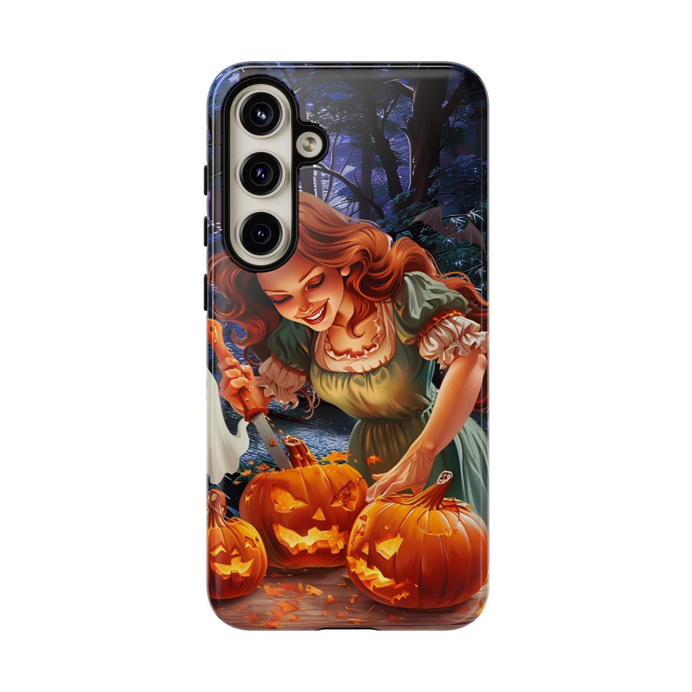 Autumn Fall Pumpkin Fairy Gift for Her Cute Phone Case for, Samsung Galaxy S24, S23, S22, S21, IPhone 16 Case | Iphone 15, Iphone 14, IPhone 13 Case