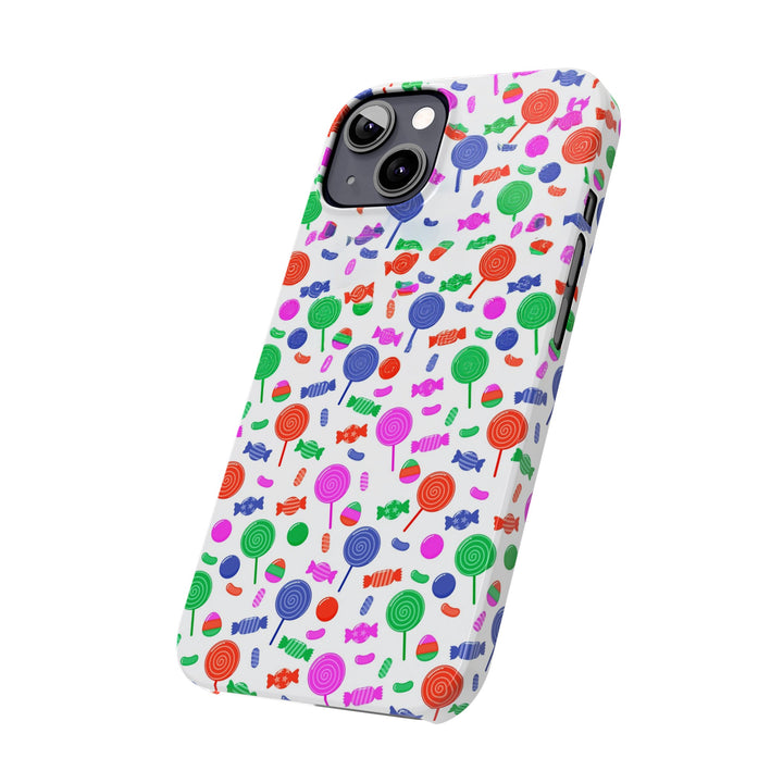 Slim Cute Phone Cases for Iphone - | iPhone 15 Case | iPhone 15 Pro Max Case, Iphone 14 Case, Iphone 14 Pro Max, Iphone 13, Summer Lollipops Red - Studio40ParkLane