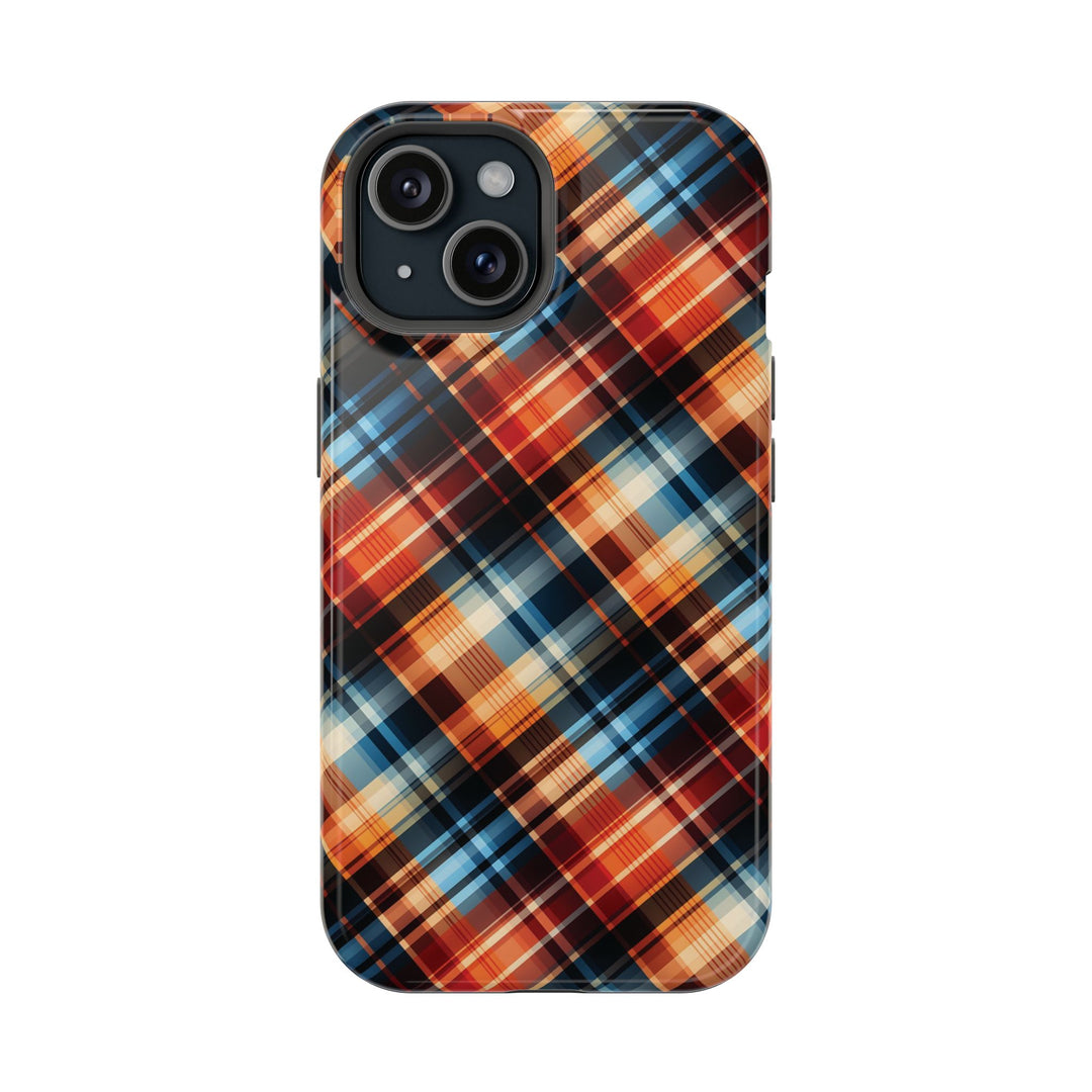 Checkered Plaid Magsafe Gift for Her Cute Phone Case for Iphone, | iPhone 16 | iPhone 15 Pro Max, Iphone 14 Pro Max, 13 12 11 10 9 8 7 - Studio40ParkLane