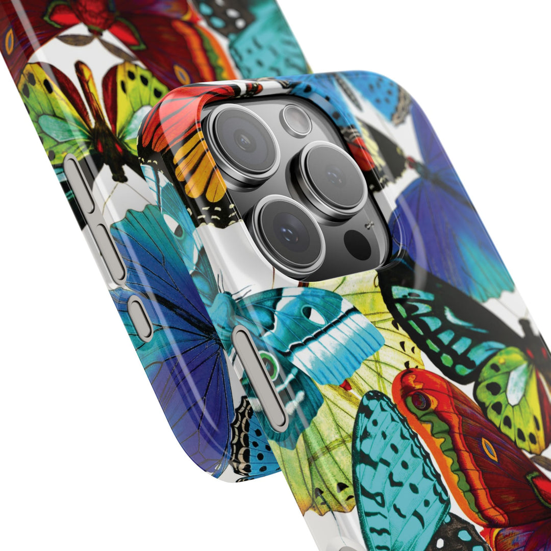 Slim Bright Butterflies Gift for Her Cute Phone Cases for Iphone 16 Pro Max | iPhone 15 Case | iPhone 15 Pro Max Case, Iphone 14, Iphone 14 Pro Max, Iphone 13 12 11 8 7 - Studio40ParkLane