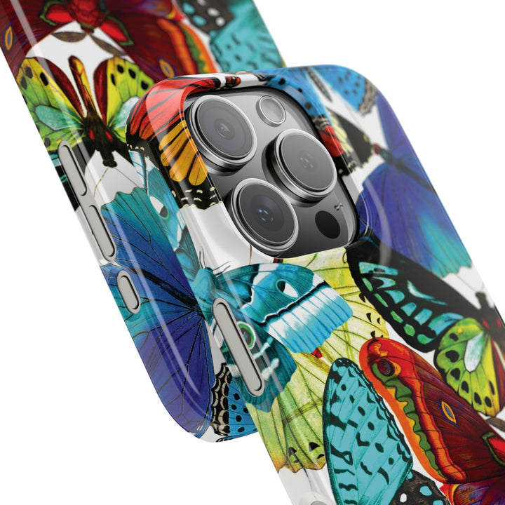 Slim Bright Butterflies Gift for Her Cute Phone Cases for Iphone 16 Pro Max | iPhone 15 Case | iPhone 15 Pro Max Case, Iphone 14, Iphone 14 Pro Max, Iphone 13 12 11 8 7 - Studio40ParkLane