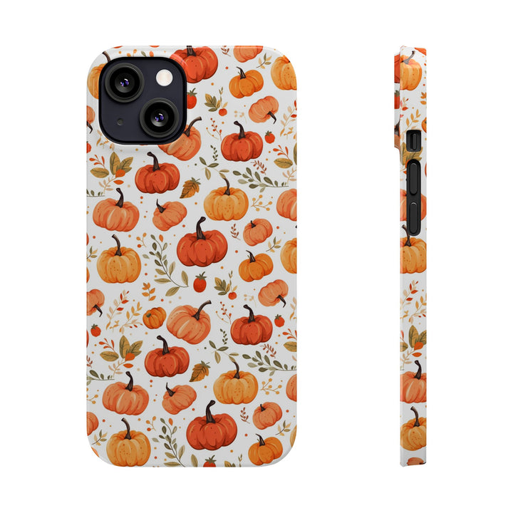 Slim Fall Autumn Pumpkins Gift for Her Cute Phone Cases for Iphone 16 | iPhone 15 Case | iPhone 15 Pro Max Case, Iphone 14, Iphone 14 Pro Max, Iphone 13, Slim - Studio40ParkLane