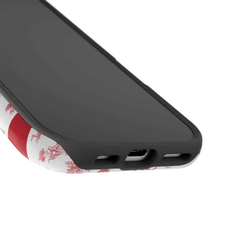 Magsafe French Toile Personalized Initial Custom Gift for Her Cute Phone Cases for Iphone 16 Pro Max | iPhone 15 Case | iPhone 15 Pro Max Case, Iphone 14, 13, 12, 11, 10, 8, 7 - Studio40ParkLane