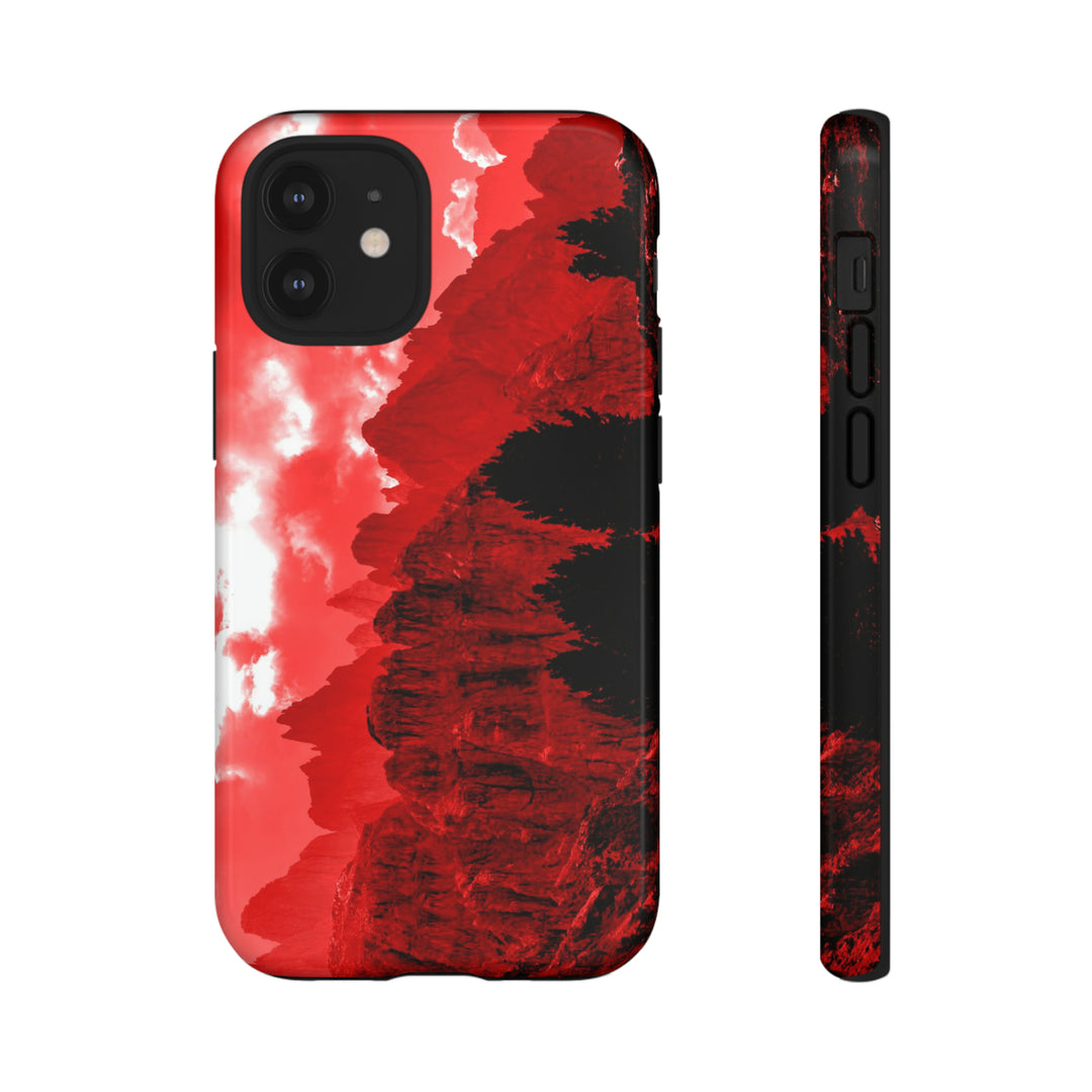 Cute IPhone Case | iPhone 15 Case | iPhone 15 Pro Max Case, Iphone 14 Case, Iphone 14 Pro Max Case IPhone Case for Art Lovers - Red Mountains - Studio40ParkLane