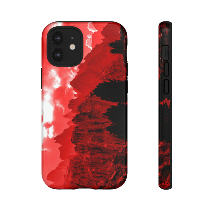 Cute IPhone Case | iPhone 15 Case | iPhone 15 Pro Max Case, Iphone 14 Case, Iphone 14 Pro Max Case IPhone Case for Art Lovers - Red Mountains - Studio40ParkLane