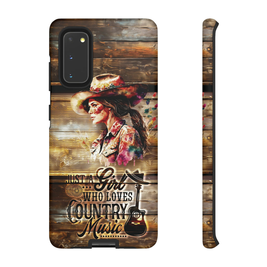 Cute Samsung Phone Case | Aesthetic Samsung Phone Case | Galaxy S23, S22, S21, S20 | Country Music Girl, Protective Phone Case - Studio40ParkLane