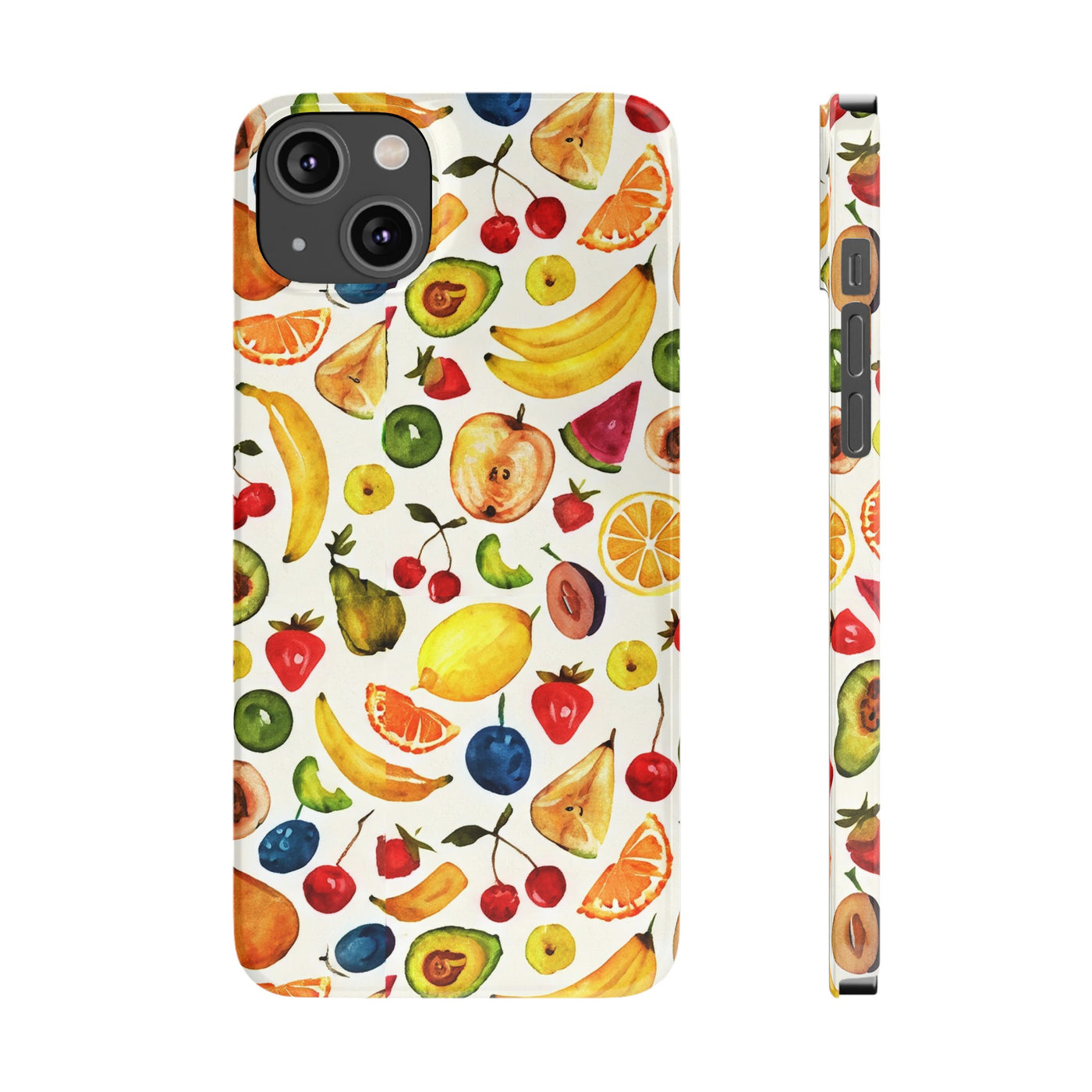 Fruit Mix Display Slim Cute Phone Cases for Iphone  | iPhone 15 Case | iPhone 15 Pro Max Case, Iphone 14, Iphone 14 Pro Max, Iphone 13