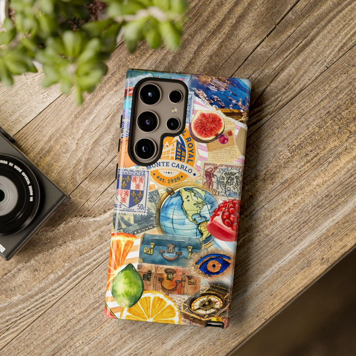 Cute European Summer Collage Phone Case, for IPhone 16 Case | Iphone 15, Iphone 14, IPhone 13 Case, 11 8 7, Samsung Galaxy S24, S23, S22, S21 Extra Protective - Studio40ParkLane