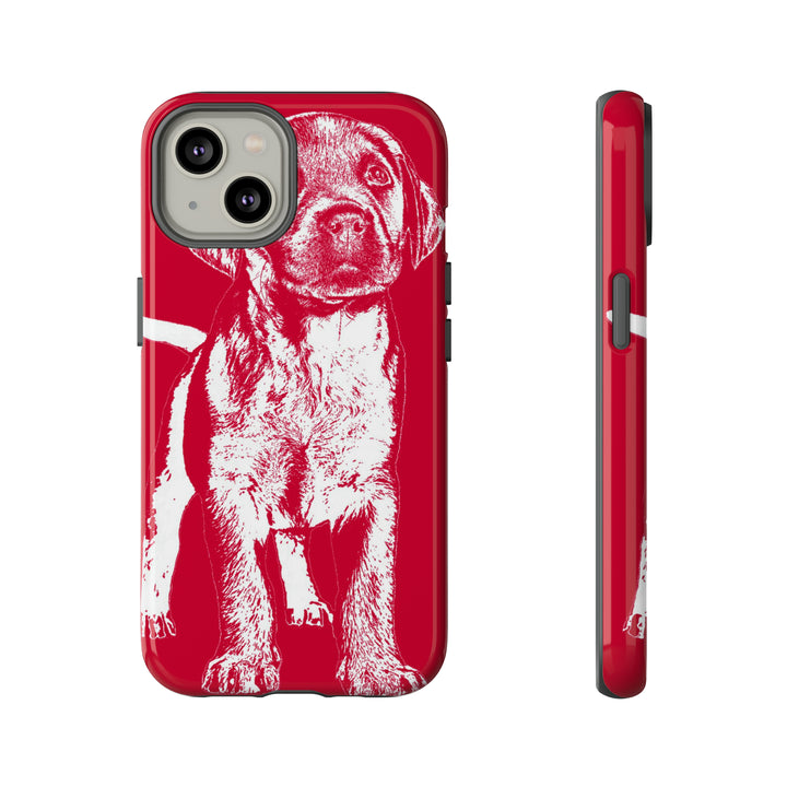 Cute IPhone Case | iPhone 15 Case | iPhone 15 Pro Max Case, Iphone 14 Case, Iphone 14 Pro Max Case IPhone Case for Dog Lovers, Puppy Dog Red - Studio40ParkLane