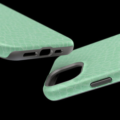 Non Leather Mint Color Pattern Magsafe Cute Phone Case for Iphone Gift for Her, | iPhone 15 Case | iPhone 15 Pro Max Case, Iphone 14, Iphone 14 Pro Max, Iphone 13, Iphone 16 - Studio40ParkLane
