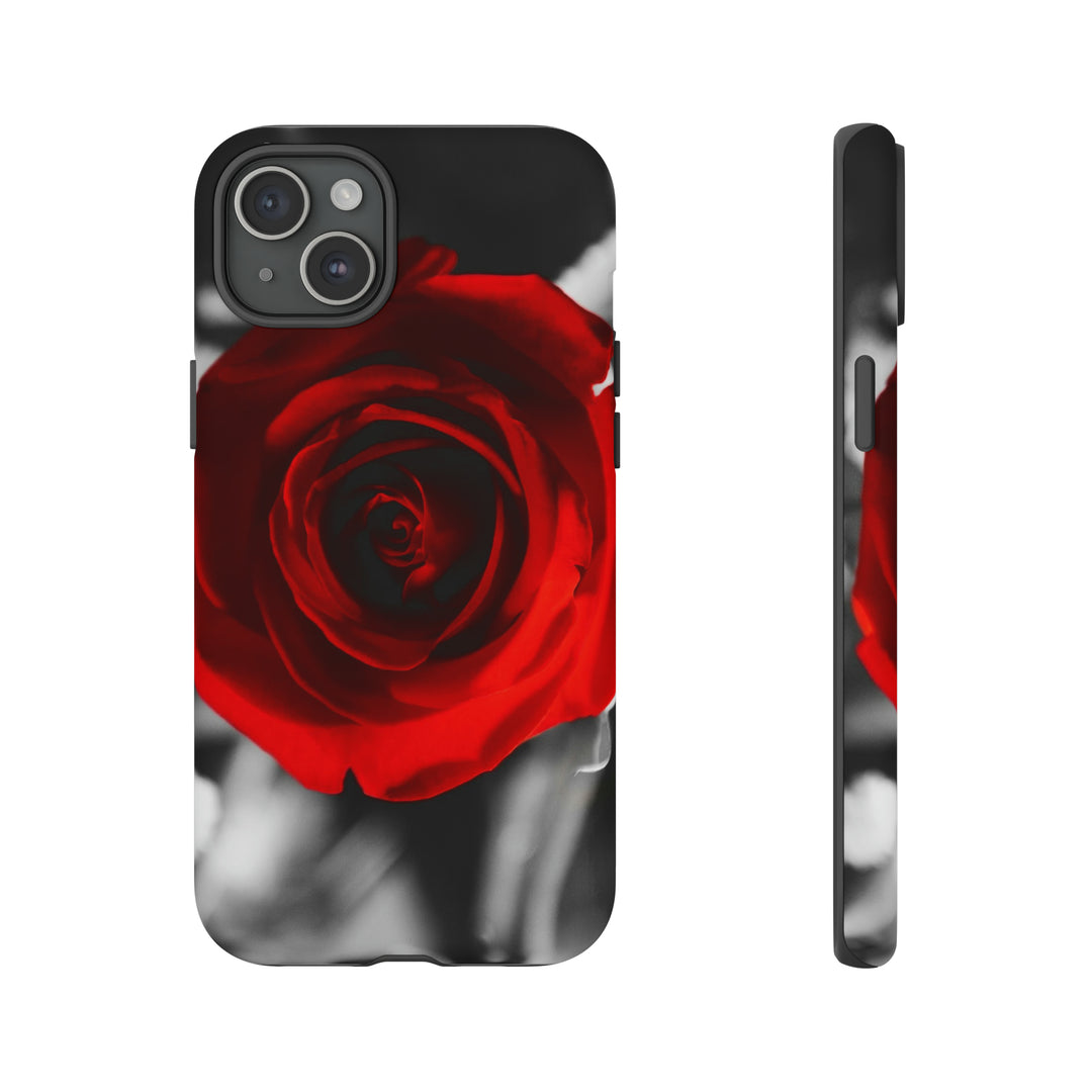 Cute IPhone Case | iPhone 15 Case | iPhone 15 Pro Max Case, Iphone 14 Case, Iphone 14 Pro Max Case IPhone Case for Art Lovers - Red Rose - Studio40ParkLane