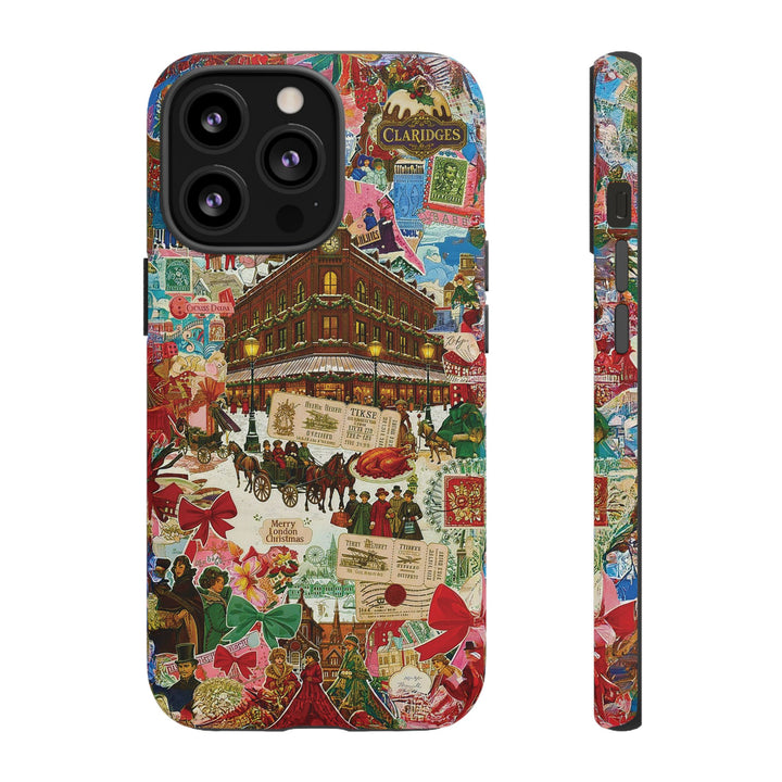 Aesthetic Tough London Coquette Collage Premium Phone Case - For iPhone 17 Pro Max iPhone 16 Pro iPhone 15 Iphone 14 Plus 13 Pro 12 11 10 XR - Studio40ParkLane