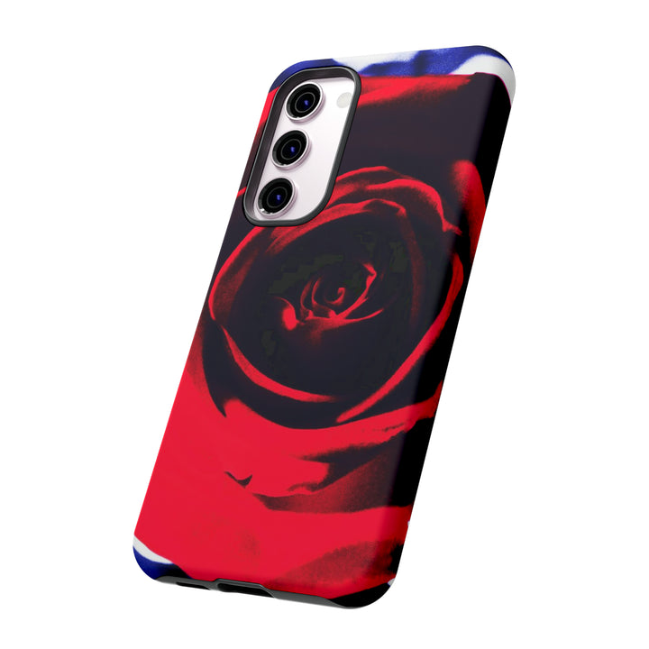 Cute Samsung Phone Case | Aesthetic Samsung Phone Case | Red Rose | Galaxy S23, S22, S21, S20 | Luxury Double Layer | Cool - Studio40ParkLane