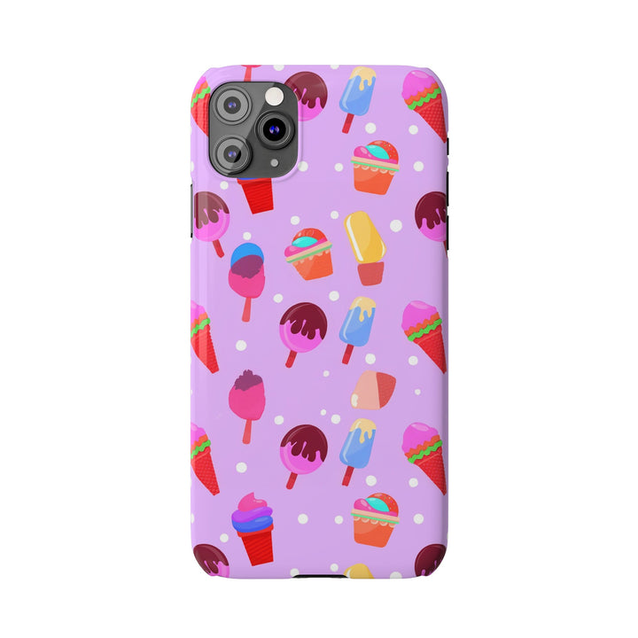 Slim Cute Phone Cases for Iphone - | iPhone 15 Case | iPhone 15 Pro Max Case, Iphone 14 Case, Iphone 14 Pro Max, Iphone 13, Summer Ice - cream Pink - Studio40ParkLane