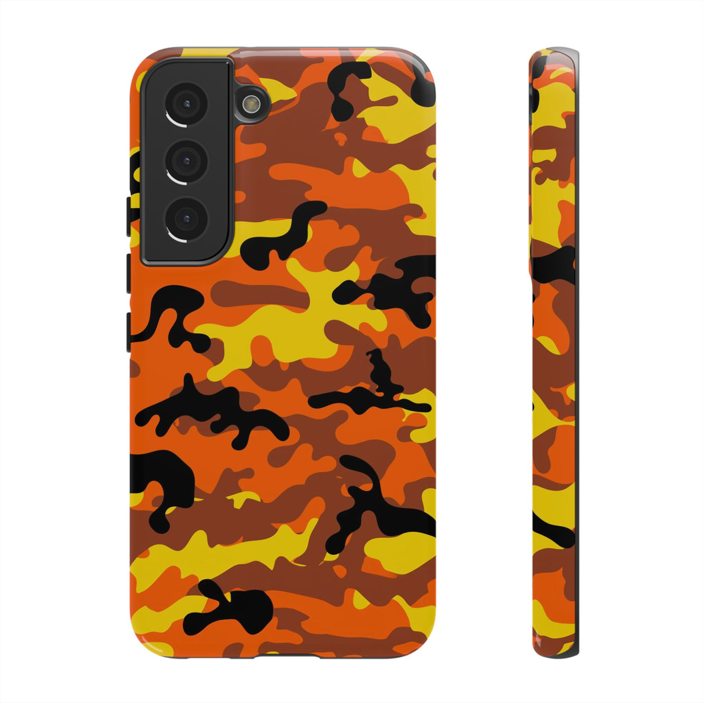 Impact Resistant, Fall camo Camouflage, Cute Phone Cases for Samsung S24, S23, S22, S21, IPhone 15 pro Iphone 14 pro Iphone 13 IPhone 12 Iphone 11