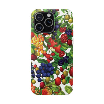 Cute Flexi Phone Cases, For Samsung Galaxy and Iphone, Summer Mixed Fruit, Galaxy S23 Phone Case, Samsung S22 Case, Samsung S21, Iphone 15, Iphone 14, Iphone 13