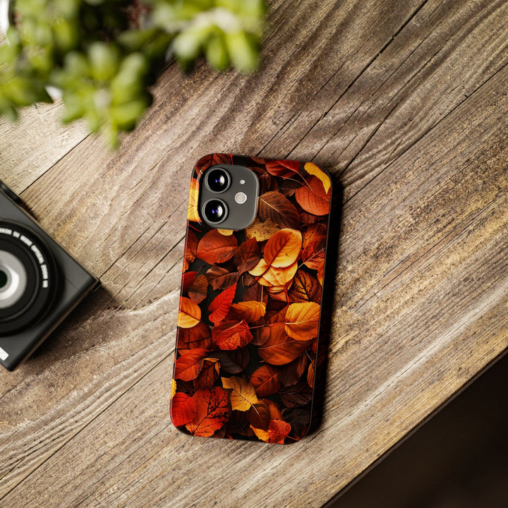 Slim Fall Autumn Leaves Gift for Her Cute Phone Cases for Iphone 16 | iPhone 15 Case | iPhone 15 Pro Max Case, Iphone 14, Iphone 14 Pro Max, Iphone 13, Slim - Studio40ParkLane