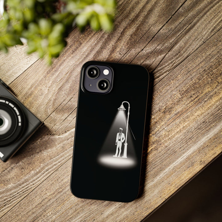 Slim Mystery Man Spotlight Gift for Her Cute Phone Cases for Iphone 16 Pro Max | iPhone 15 Case | iPhone 15 Pro Max Case, Iphone 14, 13, 12, 11, 10, 8, 7 - Studio40ParkLane