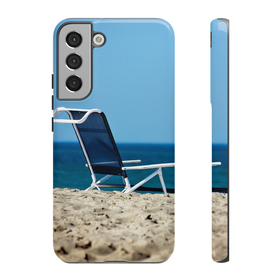 Cute Samsung Case | Cool Iphone Case | Summer Blue Beach Chair, Samsung S24, S23, S22, S21, IPhone 15 Case | Iphone 14 Case, Iphone 13 Case - Studio40ParkLane