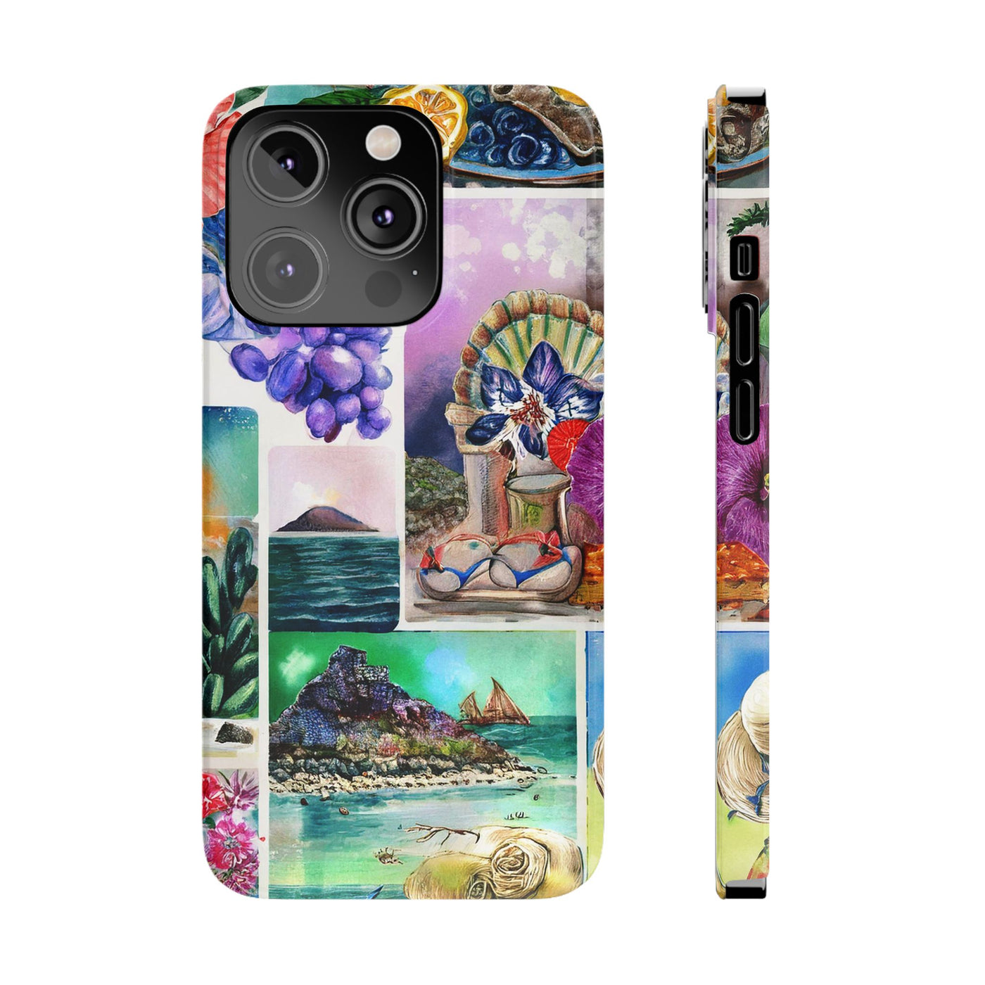 Slim Travel Coquette Collage Cute Phone Cases for Iphone  | iPhone 15 Case | iPhone 15 Pro Max Case, Iphone 14, Iphone 14 Pro Max, Iphone 13