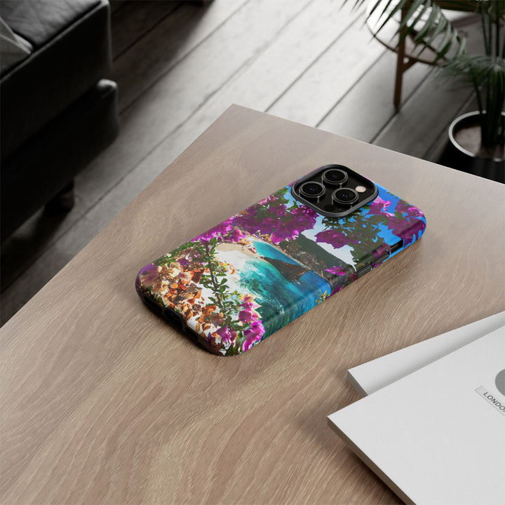 Impact Resistant, Bougainvillea Seaview, Cute Phone Cases for Samsung S24, S23, S22, S21, IPhone 15 pro Iphone 14 pro Iphone 13 IPhone 12 Iphone 11 - Studio40ParkLane