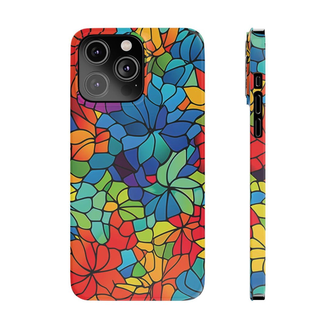 Slim Window Style Mosaic Gift for Her Cute Phone Cases for Iphone 16 Case | iPhone 15 Case | iPhone 15 Pro Max Case, Iphone 14, Iphone 14 Pro Max, Iphone 13 - Studio40ParkLane