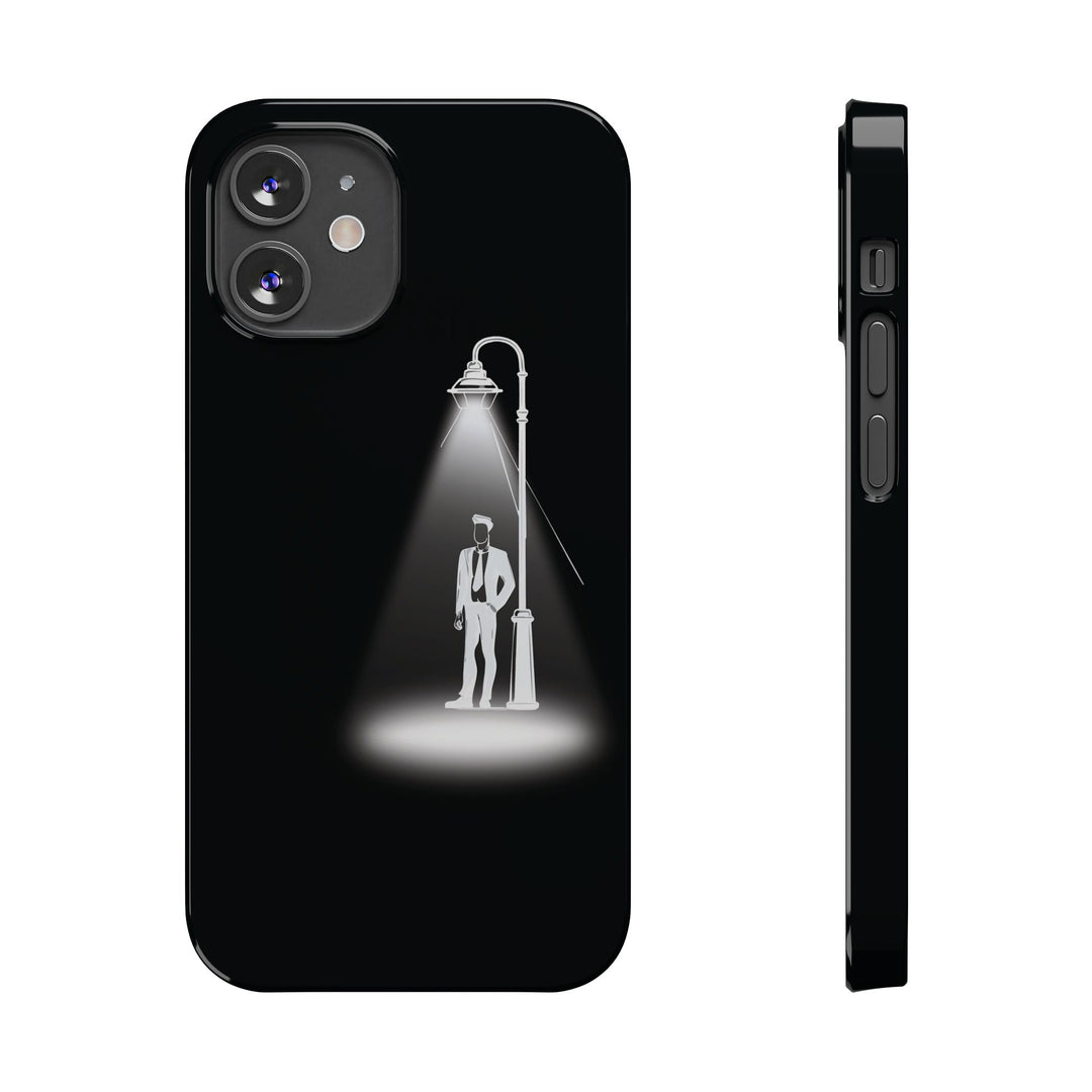 Slim Mystery Man Spotlight Gift for Her Cute Phone Cases for Iphone 16 Pro Max | iPhone 15 Case | iPhone 15 Pro Max Case, Iphone 14, 13, 12, 11, 10, 8, 7 - Studio40ParkLane