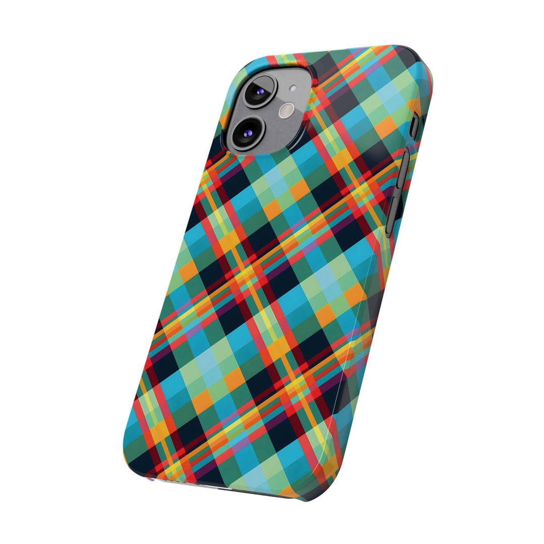Slim Checkered Plaid Gift for Her Cute Phone Cases for Iphone 16 Pro Max | iPhone 15 Case | iPhone 15 Pro Max Case, Iphone 14, 13, 12, 11, 10, 8, 7 - Studio40ParkLane