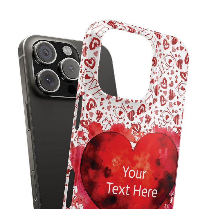 Slim Cute Phone Cases for Iphone - | iPhone 15 Case | iPhone 15 Pro Max Case, Iphone 14 Case, Iphone 14 Pro Max, Iphone 13, Valentine Hearts Love - Studio40ParkLane