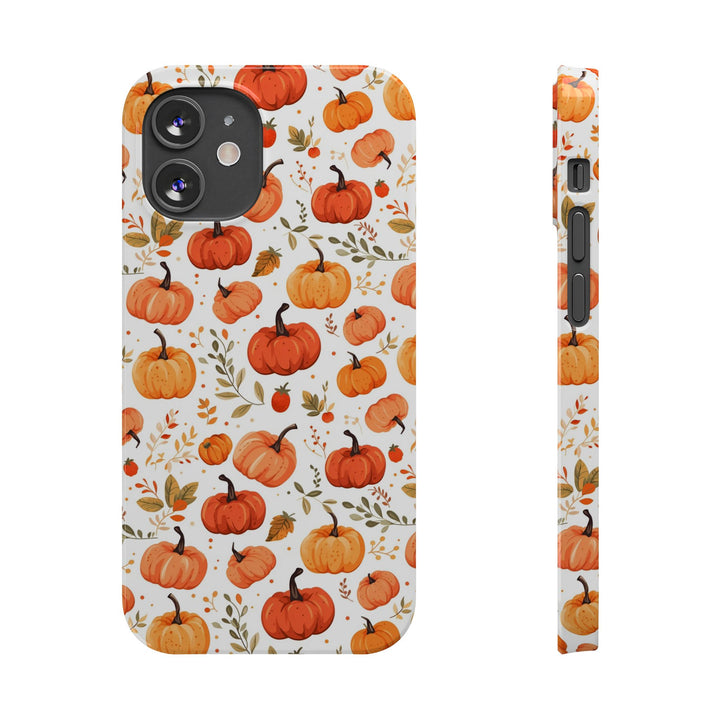 Slim Fall Autumn Pumpkins Gift for Her Cute Phone Cases for Iphone 16 | iPhone 15 Case | iPhone 15 Pro Max Case, Iphone 14, Iphone 14 Pro Max, Iphone 13, Slim - Studio40ParkLane