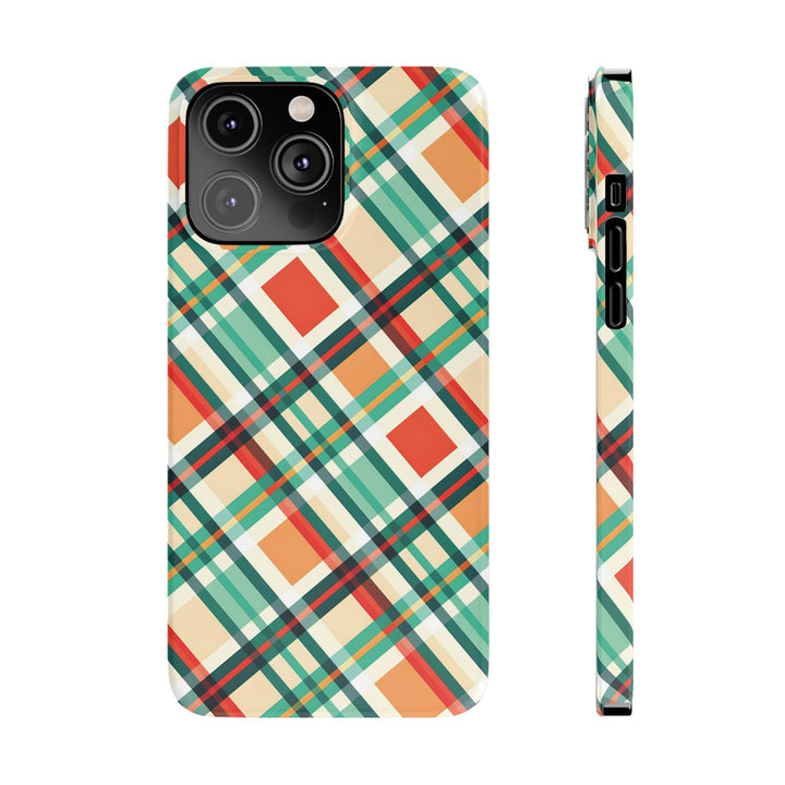 Slim Checkered Plaid Gift for Her Cute Phone Cases for Iphone 16 Pro Max | iPhone 15 Case | iPhone 15 Pro Max Case, Iphone 14, 13, 12, 11, 10, 8, 7 - Studio40ParkLane