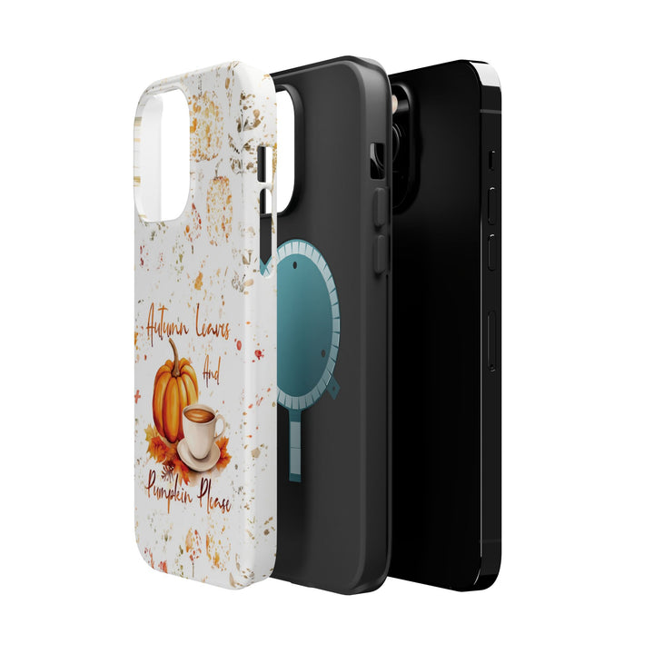 Fall Leaves Pumpkins Tough Magsafe Cute Phone Cases for Iphone | iPhone 15 Case | iPhone 15 Pro Max Case, Iphone 14, Iphone 14 13 12 11 10 9 8 7 - Studio40ParkLane