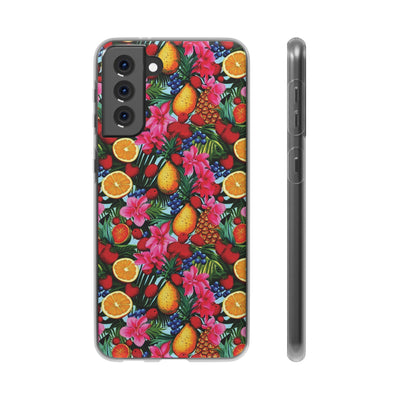 Cute Flexi Phone Cases, For Iphones and Samsung Galaxy Phones, Summer Mixed Fruit, Galaxy S23 Phone Case, Samsung S22 Case, Samsung S21, Iphone 15, Iphone 14, Iphone 13