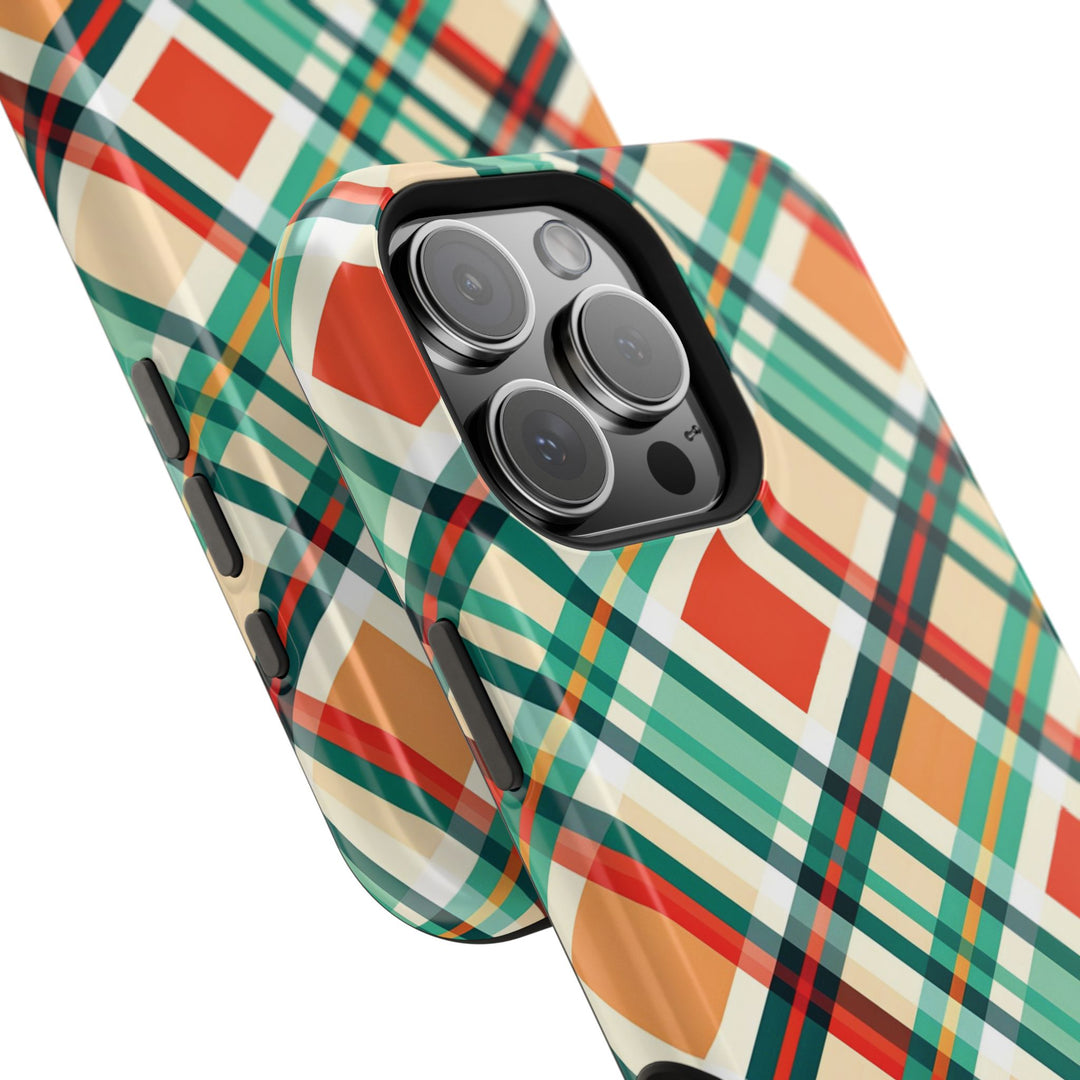 Checkered Plaid Magsafe Gift for Her Cute Phone Case for Iphone, | iPhone 16 | iPhone 15 Pro Max, Iphone 14 Pro Max, 13 12 11 10 9 8 7 - Studio40ParkLane