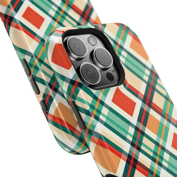 Checkered Plaid Magsafe Gift for Her Cute Phone Case for Iphone, | iPhone 16 | iPhone 15 Pro Max, Iphone 14 Pro Max, 13 12 11 10 9 8 7 - Studio40ParkLane