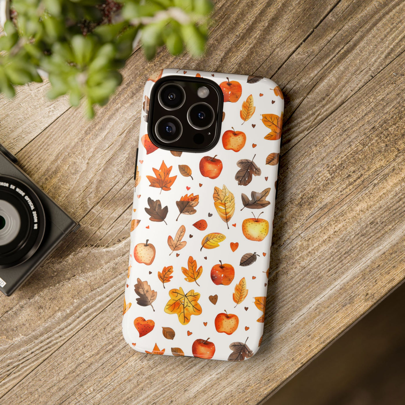 Autumn Fall Leaves Gift for Her Cute Phone Case for, Samsung Galaxy S24, S23, S22, S21, IPhone 16 Case | Iphone 15, Iphone 14, IPhone 13 Case