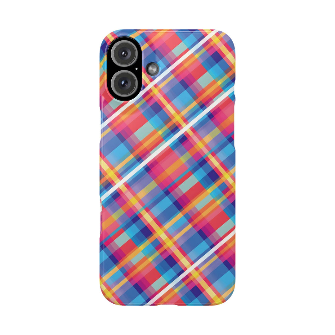 Slim Checkered Plaid Gift for Her Cute Phone Cases for Iphone 16 Pro Max | iPhone 15 Case | iPhone 15 Pro Max Case, Iphone 14, 13, 12, 11, 10, 8, 7 - Studio40ParkLane