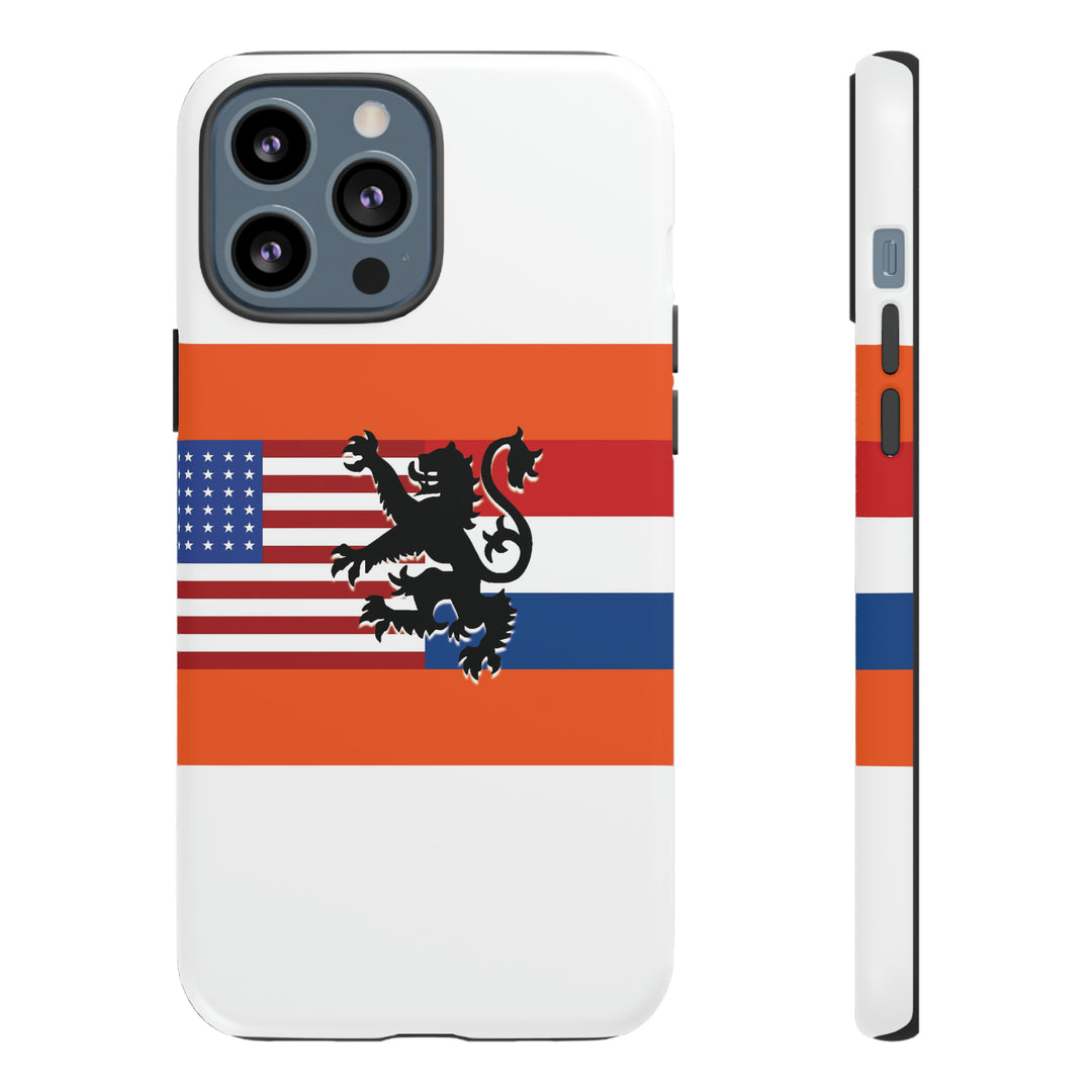 Cute IPhone Case | iPhone 15 Case | iPhone 15 Pro Max Case, Iphone 14 Case, Iphone 14 Pro Max Case IPhone Case for Art Lovers, Dutch US Flag - Studio40ParkLane