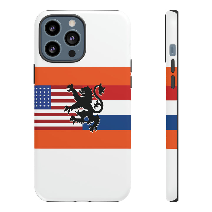 Cute IPhone Case | iPhone 15 Case | iPhone 15 Pro Max Case, Iphone 14 Case, Iphone 14 Pro Max Case IPhone Case for Art Lovers, Dutch US Flag - Studio40ParkLane
