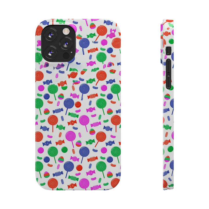 Slim Cute Phone Cases for Iphone - | iPhone 15 Case | iPhone 15 Pro Max Case, Iphone 14 Case, Iphone 14 Pro Max, Iphone 13, Summer Lollipops Red - Studio40ParkLane