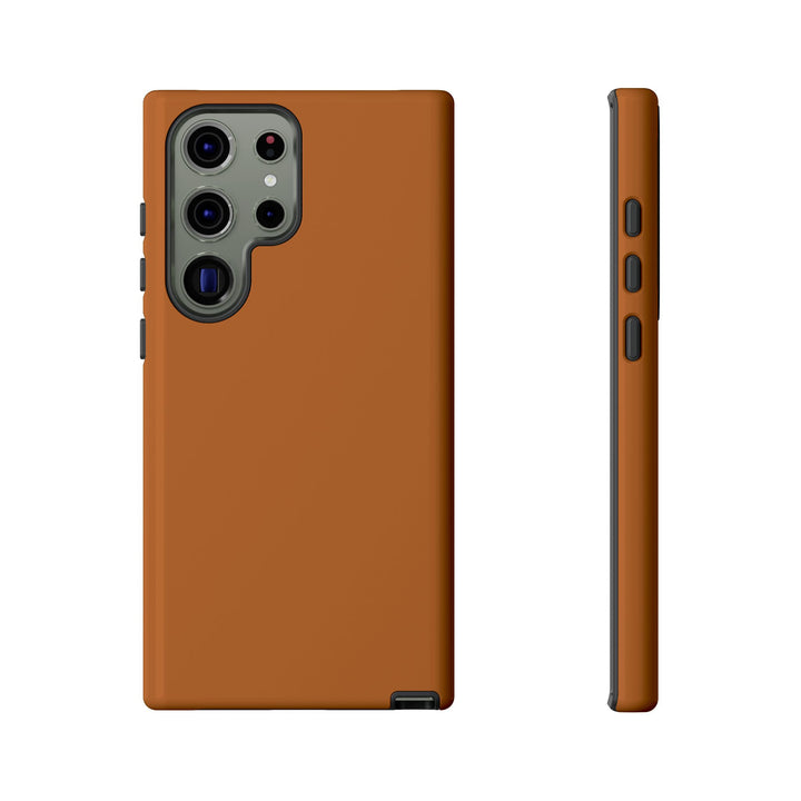 Premium Tough Rusty Brown Orange Gift for Her Cute Phone Cases for Samsung S25 S24, S23, S22, S21, Iphone, 16, 15, 14, 13 Pro Max Ultra - Studio40ParkLane