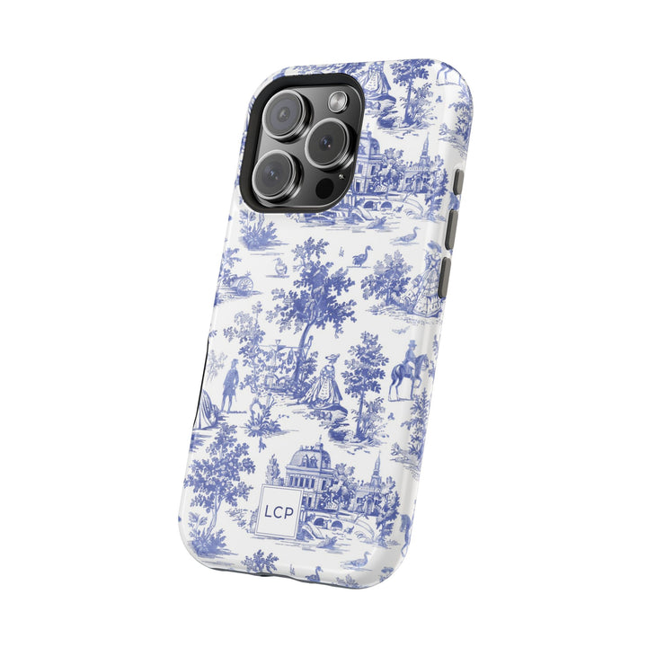 Custom Personalized French Toile Magsafe Phone Case for Iphone 18 - iPhone 17 Pro Max Air Plus 15 14 13 12 11, Samsung Galaxy Phone Cases - Studio40ParkLane