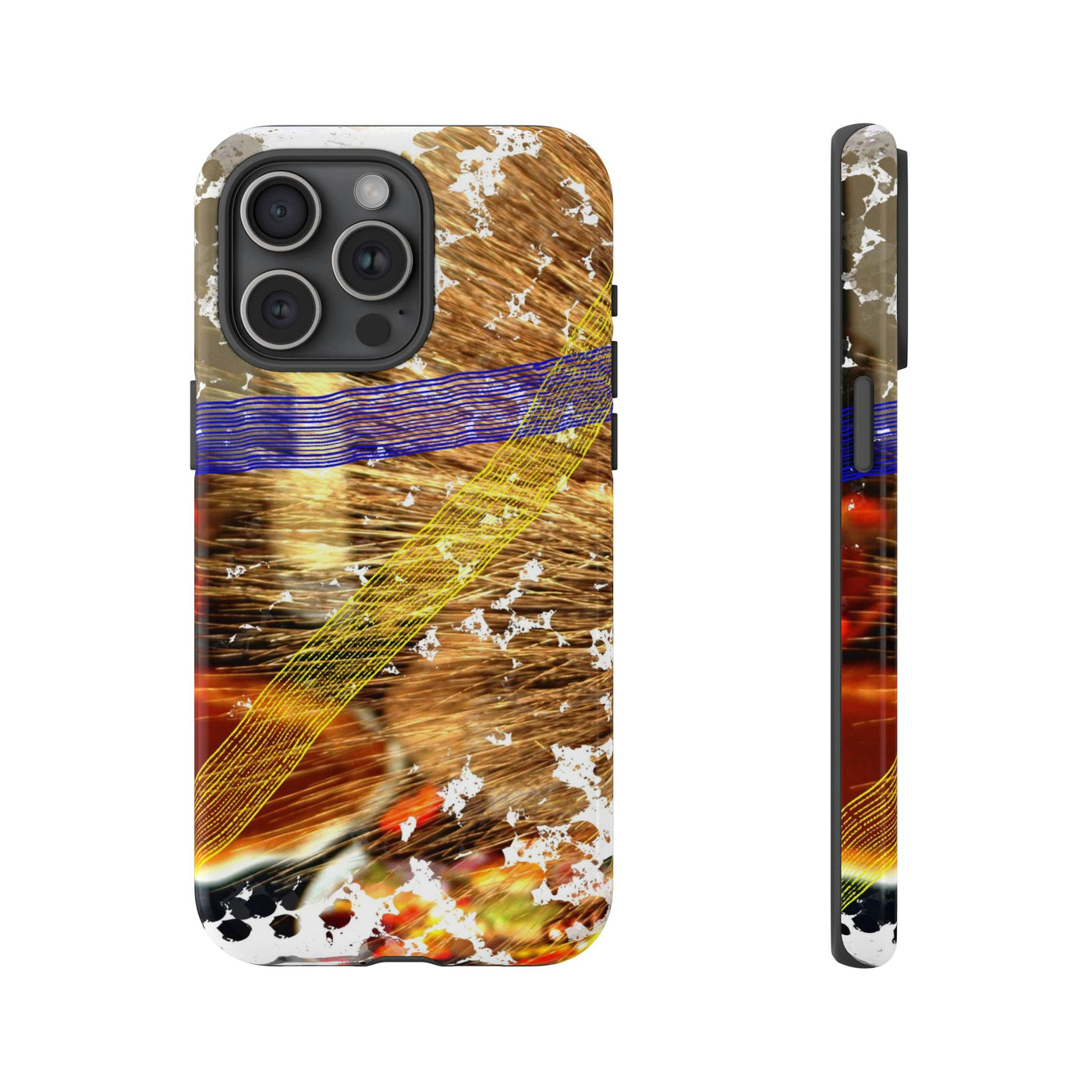 Impact Resistant, Pecan Pie Abstract, Cute Phone Cases for Samsung S24, S23, S22, S21, IPhone 15 pro Iphone 14 pro Iphone 13 IPhone 12 Iphone 11